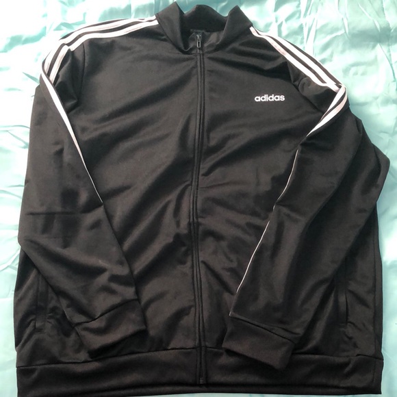 adidas crewneck zip up (black) - Picture 1 of 2